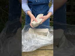 Rehydrating a big block of dry pottery clay