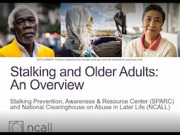 2023 Stalking and Older Adults Webinar