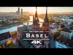 Basel - Switzerland 🇨🇭 - by drone [4K]