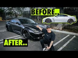 BUILDING A PANDEM WIDEBODY GT-R IN 10 MINUTES