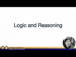 Purposive Communication: Logic and Reasoning (Lesson 9.1)