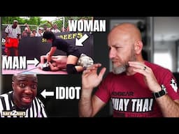 Man vs. Woman MMA Fight With the WORST REFEREE EVER | Streetbeefs Storm Born vs. Jake