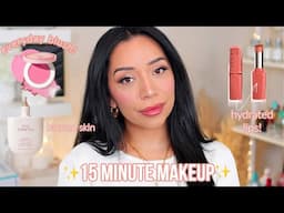 Get Ready with Me in 15 Minutes and Boost Your CONFIDENCE! easy, quick and simple makeup 🌹💄