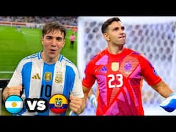 REACCIONES DE UN HINCHA Penales Argentina vs Ecuador - Copa América 2024