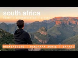 TRAVEL GUIDE South Africa - Road trip Drakensberg, Panorama Route, Kruger with Safari [4K]