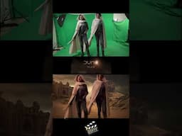 Behind the scenes of a green screen scene from our short. #dune #dunemovie #asmr #greenscreen