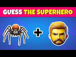 Guess the Superhero by Emoji? 🕷🦸 Marvel & DC Superheroes Emoji Quiz