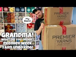 HUGE Premier Yarn Unboxing!! Great Yarns at Great Prices.  #MakeitPremier