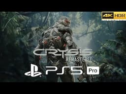 Crysis Remastered  PS5 Pro Gameplay 4K HDR 60FPS (PS4 Image Enhancement)