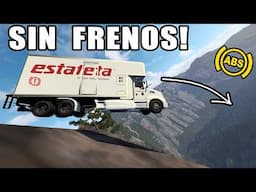 Camión TORTON Cae al ABISMO! Descendiendo la Sierra Kenworth T660 Estafeta American Truck Simulator