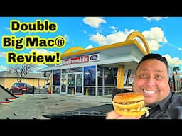 McDonald's New DOUBLE BIG MAC® REVIEW!