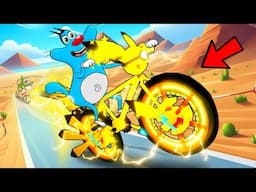 Roblox Oggy Challanged Jack In World Bike Championship!