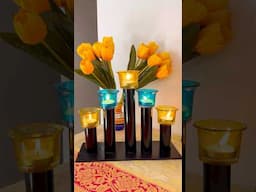 DIY PVC Candle Stand ( Easy &Affordable #diwalispecial #diy #craft #shorts #short #munmunscreativity