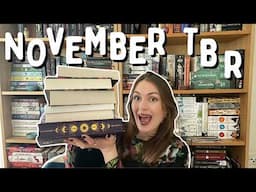 NOVEMBER TBR | How many books can I read whilst moving house?