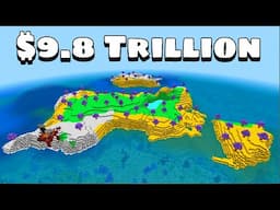 i build the most expensive island in Minecraft pe 🔥 || mcpe survival serise