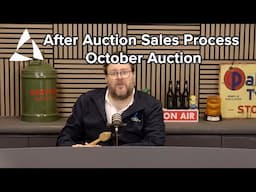 After Auction Sales Process - October Auction