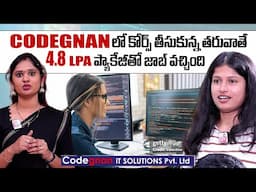 Codegnan: Real Student Feedback | The Best Coding Academy Experience | @sumantvtelugulive