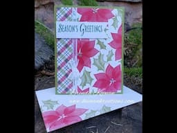 How to create a "Stylish Christmas" card using Stampin' Up! products