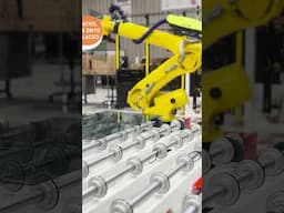 #Robotic glass handling to ensure efficiency and improve productivity #shorts #automation #fanuc