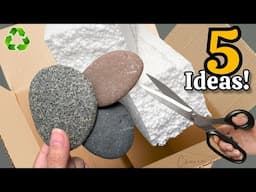 Transforming Cardboard, Pebbles & Waste Material: 5 Super Genius Recycling Ideas That Will Amaze You