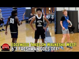 Freshman GOES OFF In Fall League! Edgewood Takes On Waukesha West!