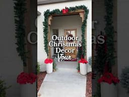 Outdoor Christmas Decor Tour! #holidaydecor #christmasdecor #christmashomedecor #frontporch