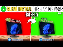 How to Clean Install your GPU Drivers Safely | Install GPU Drivers Correctly using DDU