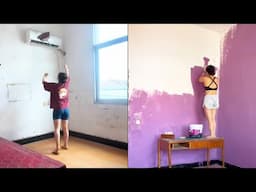 A single girl rented an old apartment for 500 yuan and spent a month renovating it