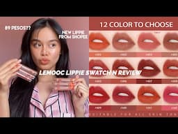 89 pesos lippie from shopee?? pigmented af