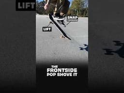 Frontside Pop Shove It 🔥 | skateboard tricks #skateboarding #skate #skateboard