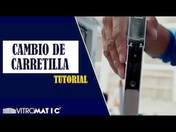 Como cambiar Carretillas de las ventanas de aluminio