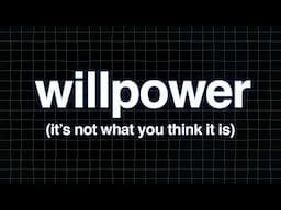 You're Not Weak: How To Have More Willpower