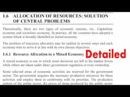 Allocation of Resources | CAPITALISTIC & SOCIALISTIC Economy | Economics