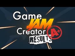 Winners and results for the Game Creator Jam 2024!