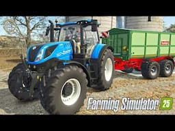 FARMING SIMULATOR 25 - New Farmer Building his perfect Beef farm | NEW TRACTOR DAY!  Ep 7