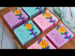 禮物盒手工皂 - gift box soap making with silicon mold, coldprocess - 手工皂