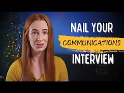 How to prepare for a COMMUNICATIONS JOB INTERVIEW - Common interview questions and answers