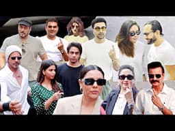 Celebrities Arrive For Maharashtra Election 2024- SRK, Salman, Ranbir, Kareena-Saif, Madhuri & More