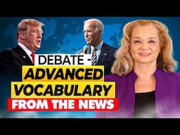 Advanced Vocabulary and Fluency Practice from the Presidential Debate