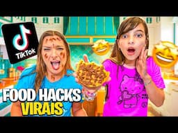 FIZEMOS FOOD HACKS VIRAIS *Deu ruim