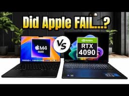 Can a Nvidia Laptop BEAT Apple? RTX 4090 Vs M4 Max MacBook Pro