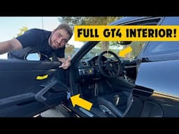 MY NORMAL CAYMAN S GETS GT4 OEM DOOR PANEL UPGRADES! + NEW CUSTOM BELTS!