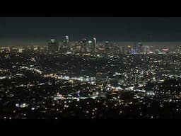 Night View from Griffith Observatory (2024-10-07, Los Angeles, CA) [4K HDR]