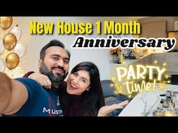 Officially It's Our 1 Month Anniversary Of New House | Indian Couple New House UK