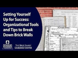 Setting Yourself Up for Success: Organizational Tools and Tips to Break Down Brick Walls