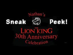 Lion King 30th Anniversary Celebration Sneak Peek!