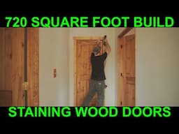 How to stain a wood door and more