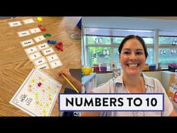 How to Teach Numbers 1-10 in Kindergarten and First Grade // Number Sense in 1st Grade