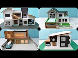 4 Miniature Cardboard House Ideas