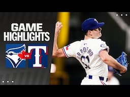 Blue Jays vs. Rangers Game Highlights (9/18/24) | MLB Highlights